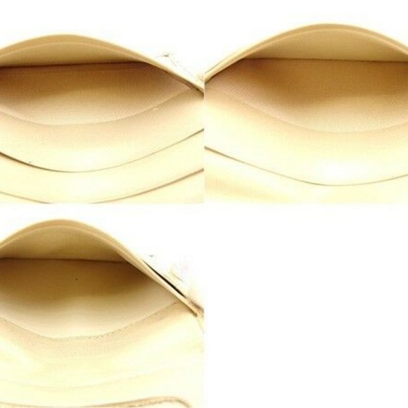 Auth Saint Laurent Card Case Beige Silver Woman - Picture 6 of 6